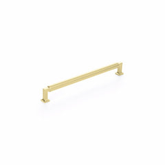 SCHAUB Schaub 480-SB Cabinet Pull 10 in Center Satin Brass