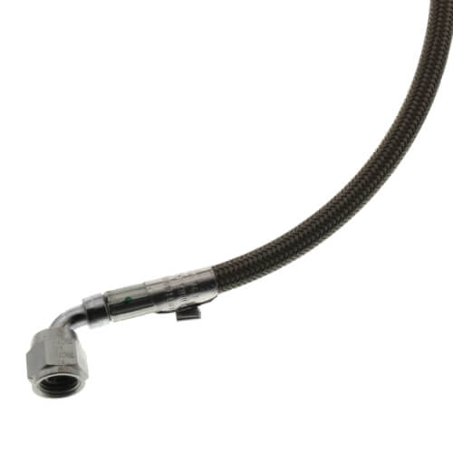 SCHNEIDER ELECTRIC ROBERTSHAW 1290132-A24 Refrigerant Hose 24 Inch Long Stainless Steel Heavy-Duty Hose
