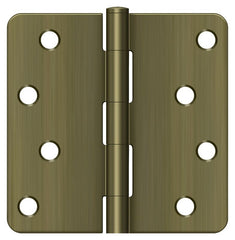 DELTANA Deltana S44R45 4x4 Radius Corner Hinge Antique Brass