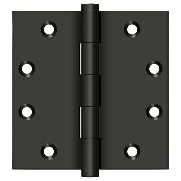 DELTANA Deltana DSB4510B Square Hinge 4.5x4.5 Oil Rubbed Bronze