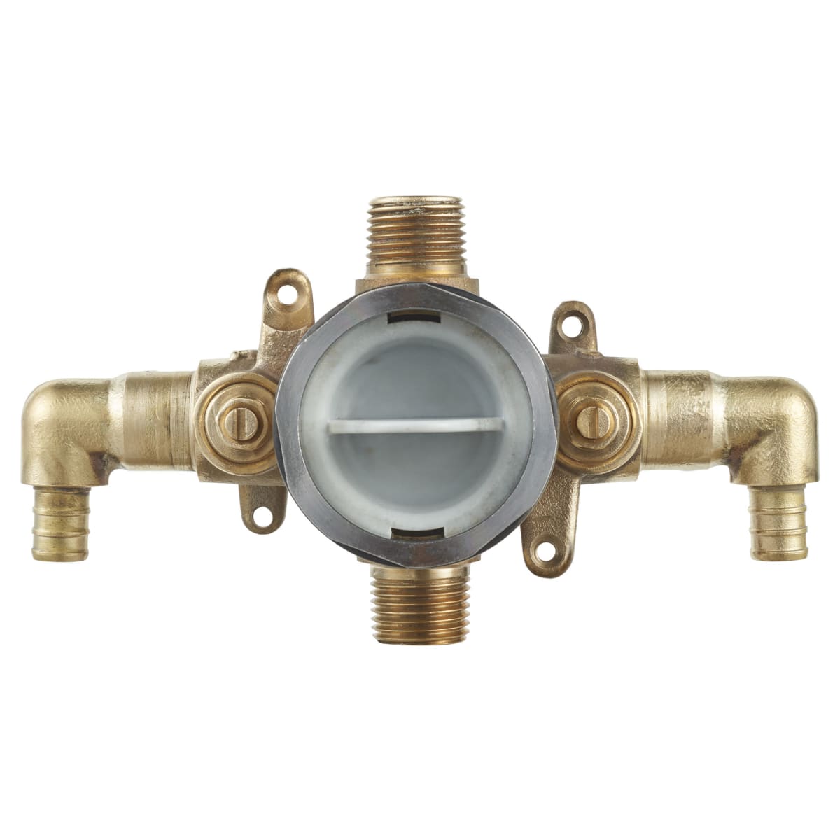 AMERICAN STANDARD American Standard RU107ESS Flash Shower Rough-In Valve With PEX Inlet Elbows/Universal Outlets With Screwdriver Stops for Crimp Ring System