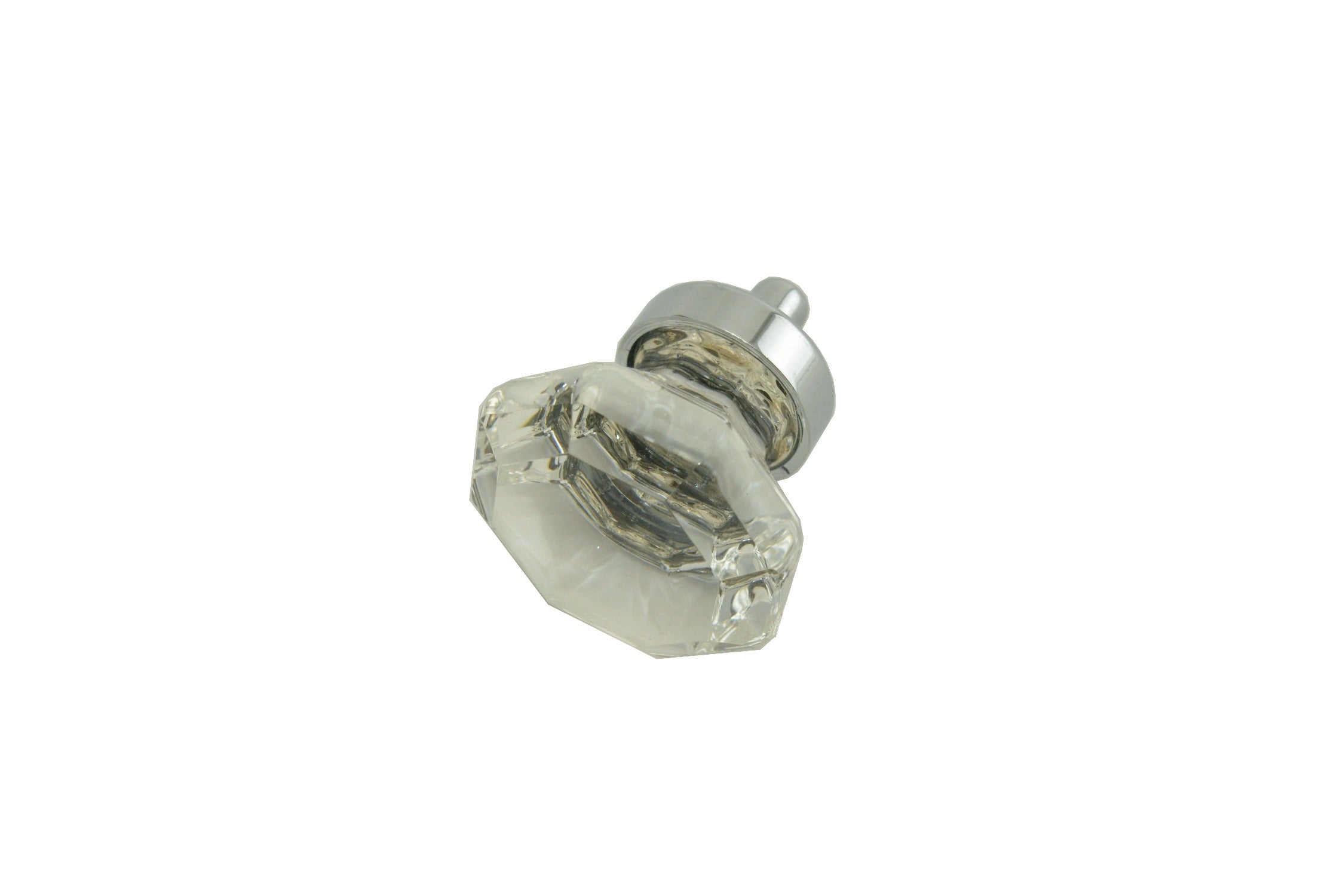 EMTEK Emtek 86011US26 Old Town Clear Cabinet Knob Polished Chrome