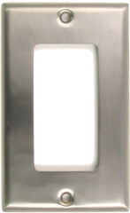 RUSTICWARE Rusticware 784SN Single Rocker Switch Plate Satin Nickel