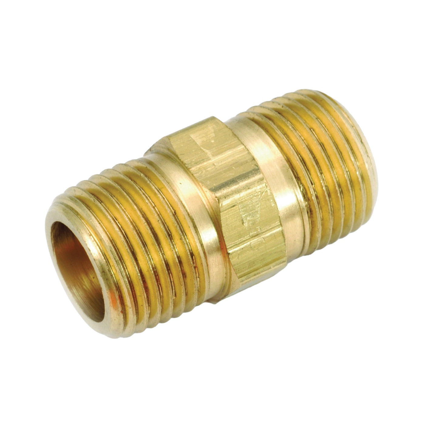ANDERSON METALS Anderson Metals 756122-02 Brass Nipple (1/8 in OD x 1 in L, Each)
