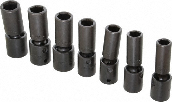 PROTO Proto J72147M Deep Impact Socket Set 7 Pc 1/2 in Drive
