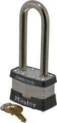 MASTER LOCK Master Lock 1KALJ-2729 Laminated Steel Padlock 1-3/4 in