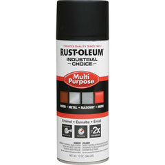RUST-OLEUM Rust-oleum 1676830V Enamel Spray Paint Black 12 Oz