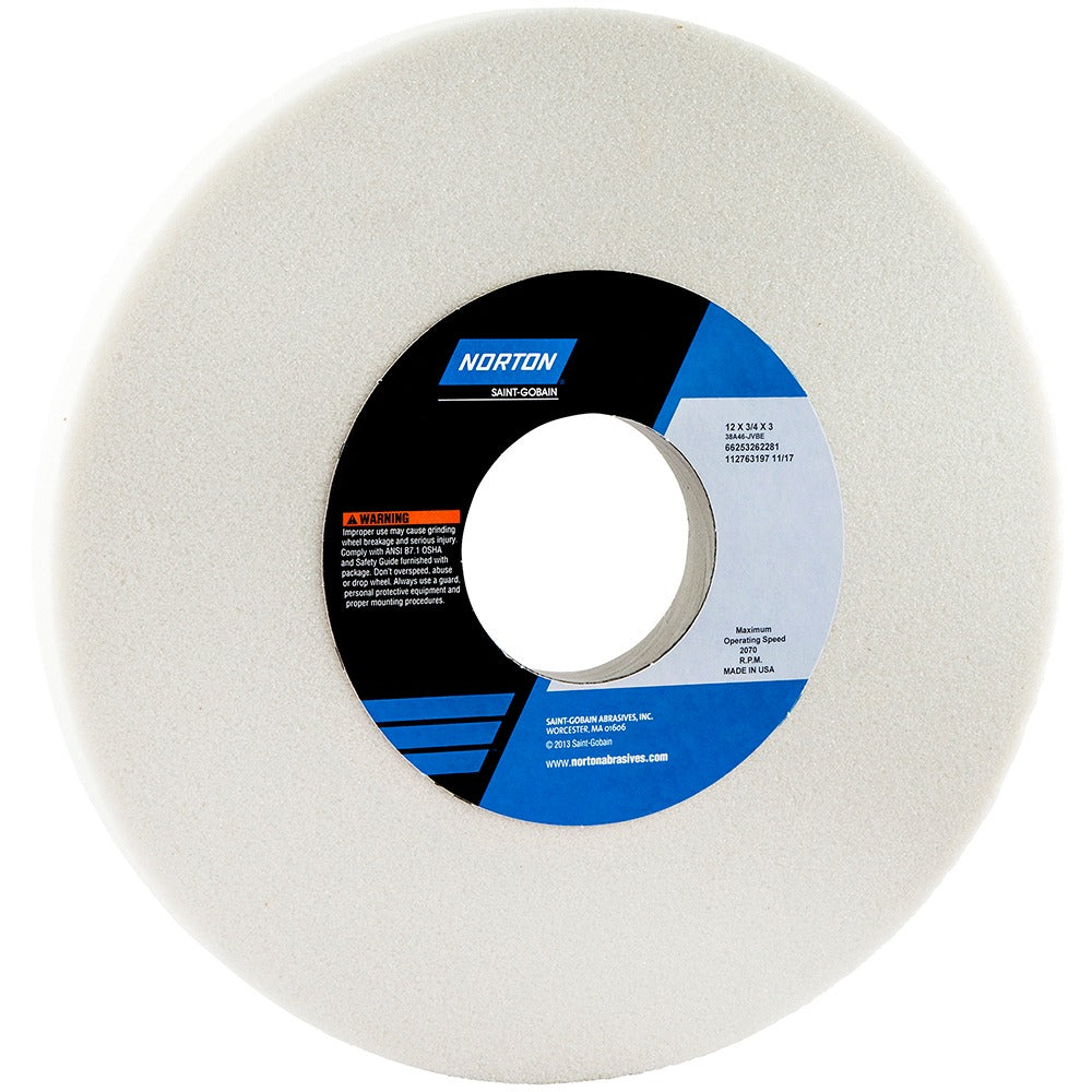 NORTON Norton 66253262281 Surface Grinding Wheel 12in 46 Grit