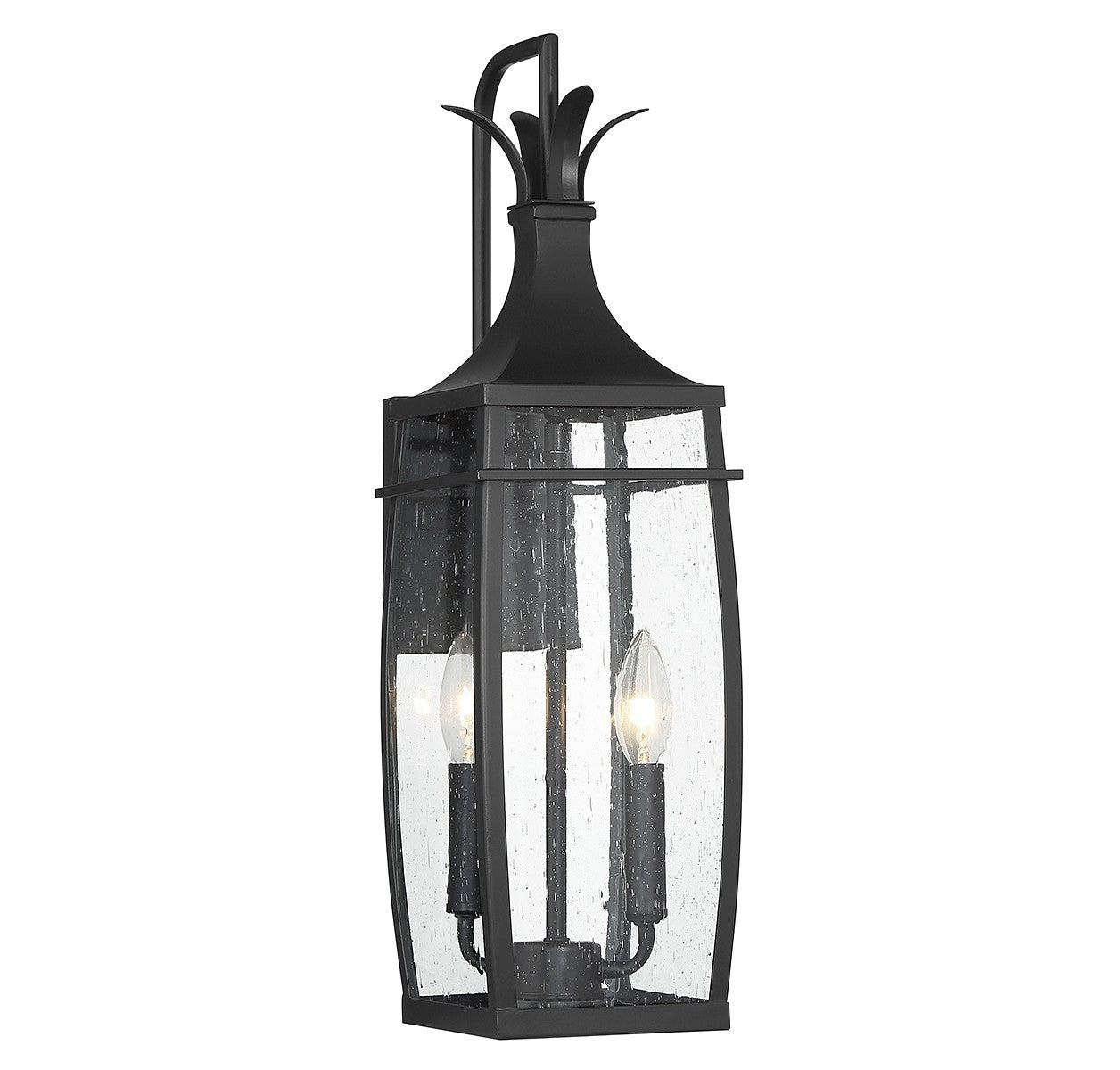 SAVOY HOUSE Savoy House 5-766-BK Montpelier Outdoor Wall Lantern 2 x 40w 22 inch height, 6.25 inch width