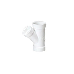 MUEL 05831 PVC DWV Reducing Wye, 2 x 1-1/2 x 1-1/2 Inch, All Hub End