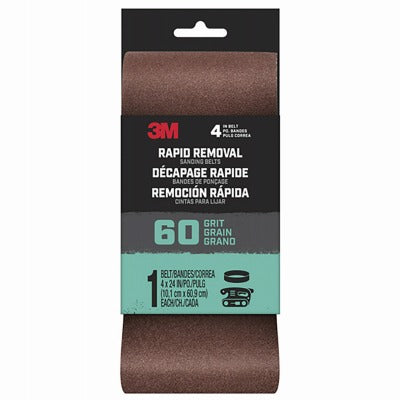 3M 3M Company BELT4X241PK60 Sanding Belt 60 Grit 4x24 in