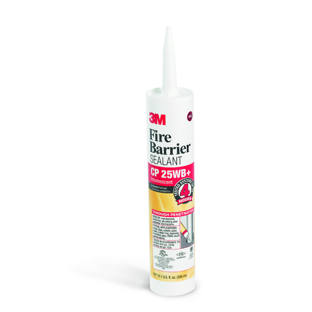 3M 3M CP-25WB+ Fire Barrier Sealant, 10.1 fl oz Cartridge