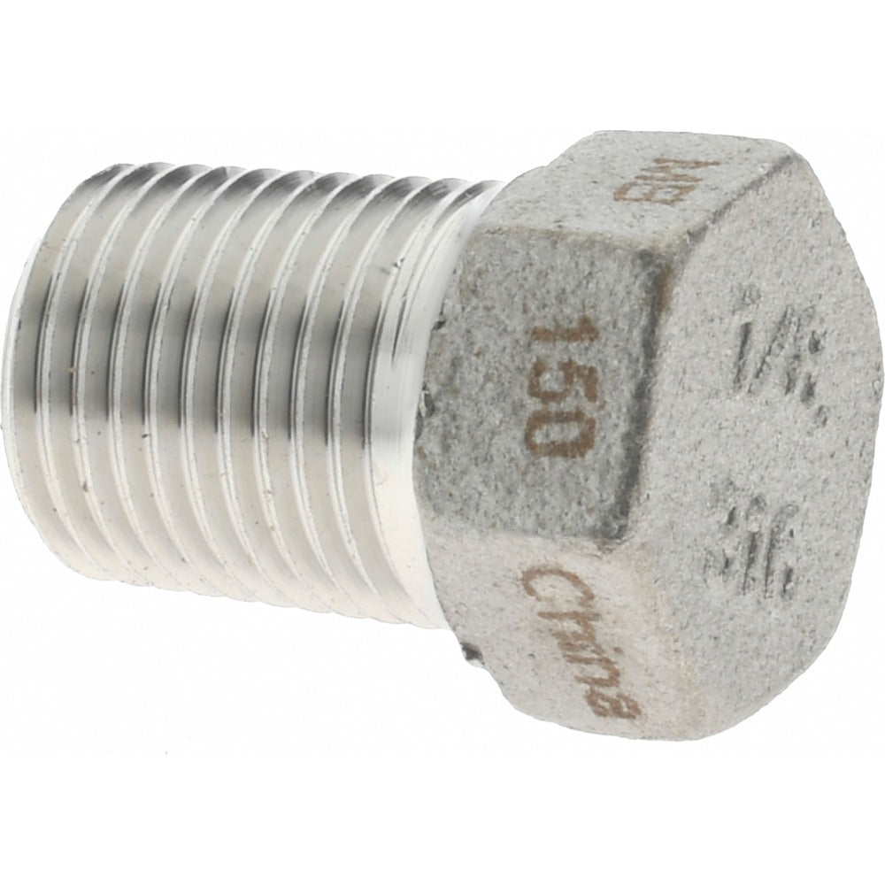 MERIT BRASS Merit Brass K617H-02 Hex Plug 1/8 in 316 Ss Mnpt 150 Psi