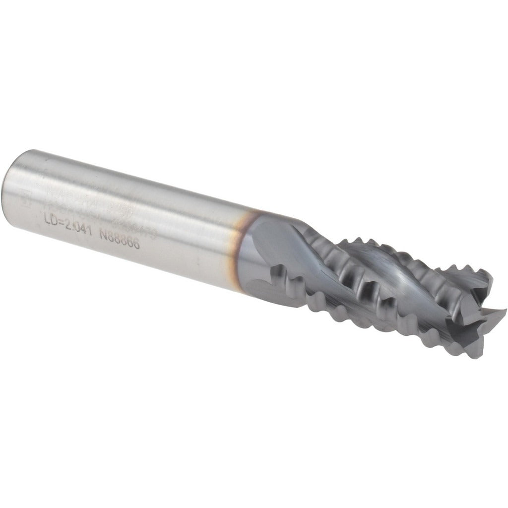 SECO TOOLS Seco 17016581 Roughing End Mill 3/8 in 4 Flute Cobalt