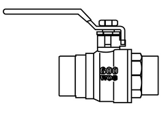BMI Bmi 13209 Lead-free Ball Valve 2 Inches 600 Wog