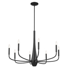 KICHLER Kichler 52526BK Deela eight light chandelier 60W 36 inch