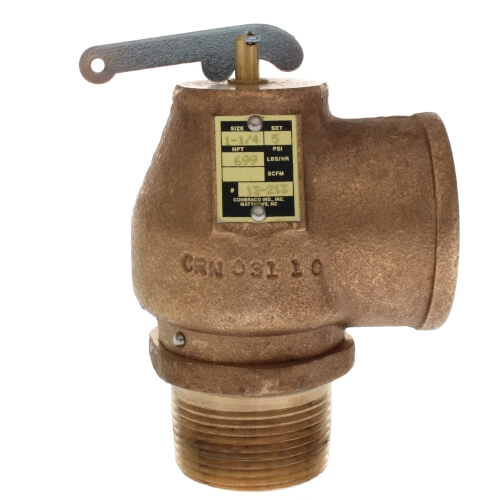 APOLLO VALVES Apollo Valves 13-213-B05 Relief Valve 1.25 Inch x 1.5 Inch 5 PSI Bronze