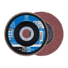 PFERD Pferd 62154 Flap Disc 4.5 in 80 Grit Aluminum Oxide Type 27