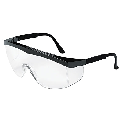 MCR SAFETY MCR Safety S2110AF Blackjack Glasses Clear Lens Anti-Fog Metal Chrome Frame