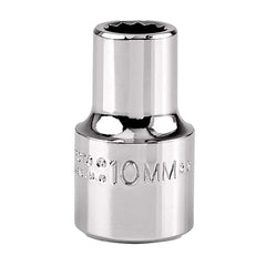 PROTO Proto J5410M 10 Mm 12-point 1/2 Drive Hand Socket