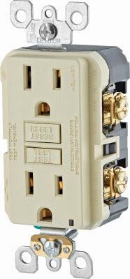 LEVITON Leviton M21-GFNT1-03I Gfci Outlet 15 Amp Ivory 5 Pack