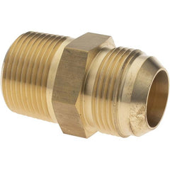 PARKER Parker PT-00265 Brass Male Adapter 1 in Od 1-11-1/2 Nptf 37 Flare