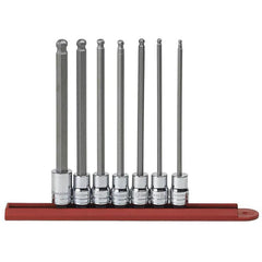 GEARWRENCH Gearwrench 80574 Ball Hex Bit Socket Set 3/8 Drive 7pc