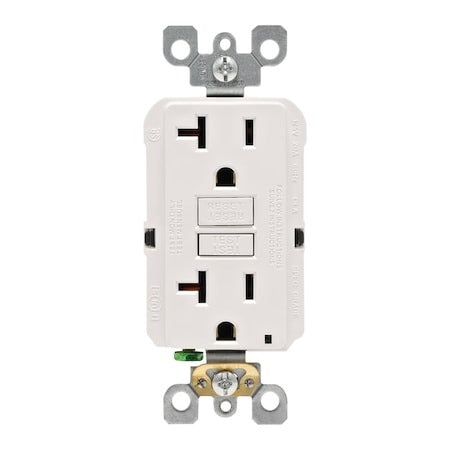 LEVITON Leviton GFNT2-0KW SmartlockPro Self-Test GFCI 20A (1 Pack) R02-GFNT2-0KW