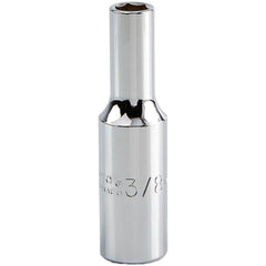 PROTO Proto J5312H Deep Hand Socket 3/8 in 6-point Chrome