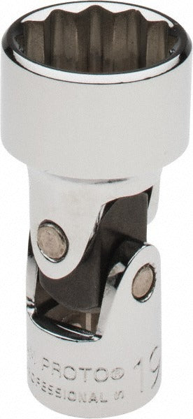 PROTO Proto J5282AM Hand Socket 19mm 12-point 3/8 Drive