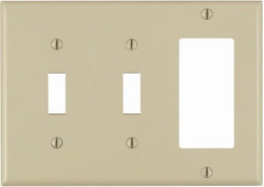 LEVITON Leviton Mfg Co 001-80421-00I Rocker Gfci Toggle Wall Plate