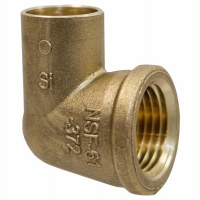 NIBCO Nibco Inc BF0090LC 1/2 in 90 Degree Copper Elbow