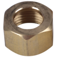 Dearborn Brass 8636 1/2 x 1/4 NPT x NPT Basin Cock Coupling Nut 10-Pack