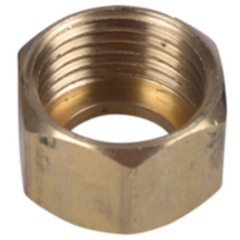 Dearborn Brass 8636 1/2 x 1/4 NPT x NPT Basin Cock Coupling Nut 10-Pack