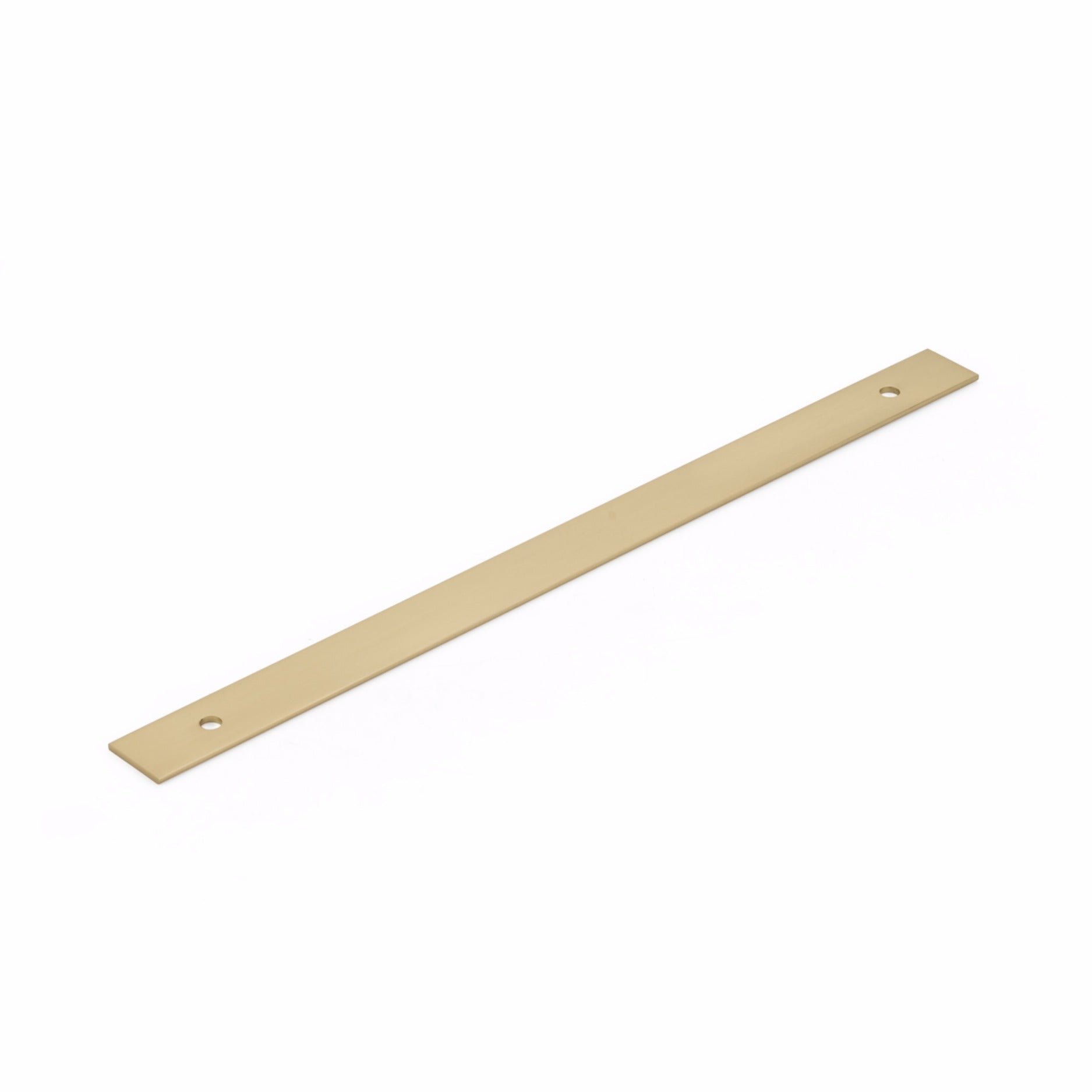 SCHAUB Schaub 5112B-SSB Backplate Cabinet Pull 12in Satin Brass