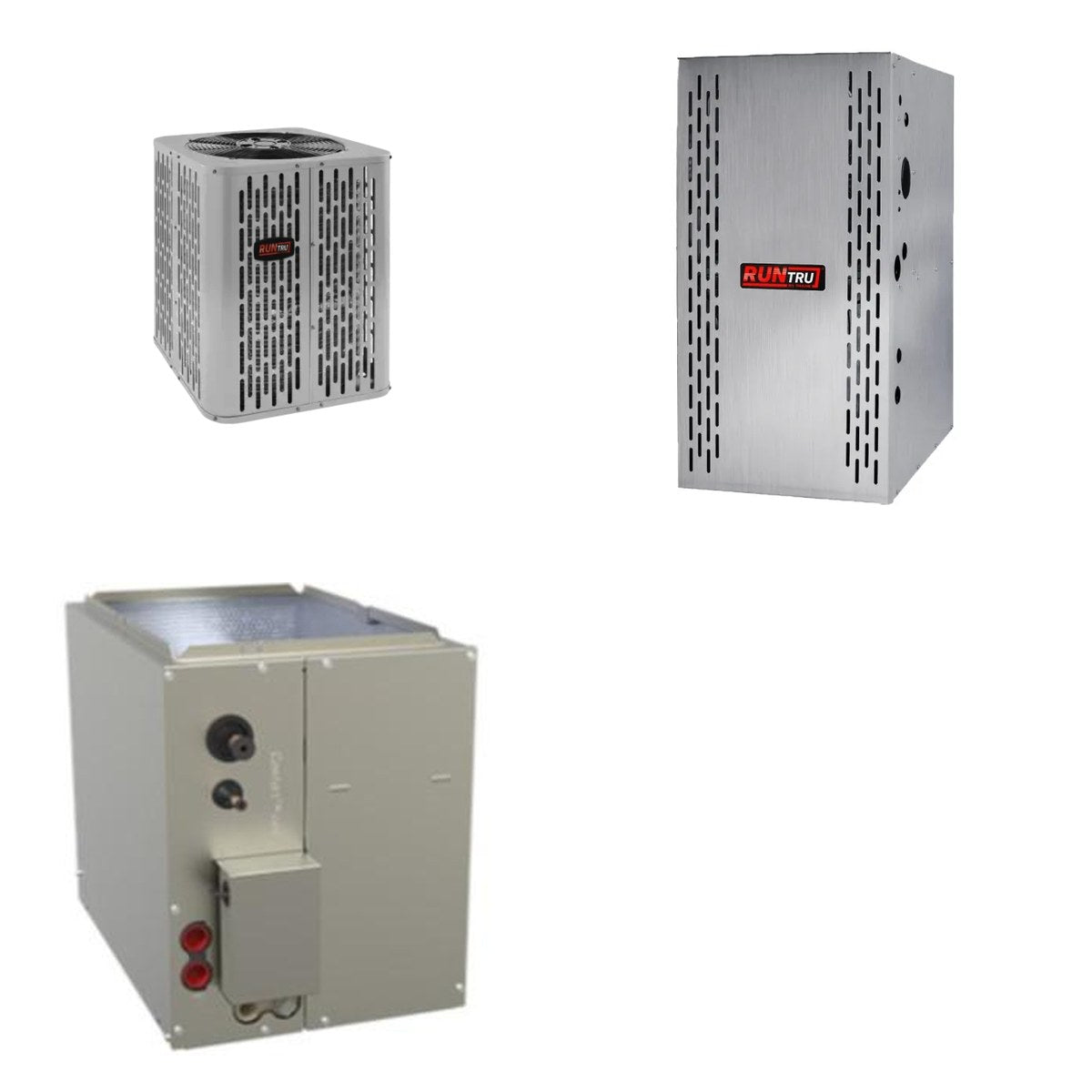 TRANE TRANE 36000 BTU R-454B 15 SEER2 Central Furnace + Coil System