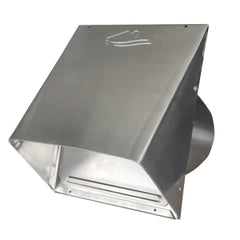 BUILDERS BEST Builders Best 112458 AWM630 Aluminum Heavy Gauge Hood With Spring Flapper (6 in / 12 per Case / Bulk)