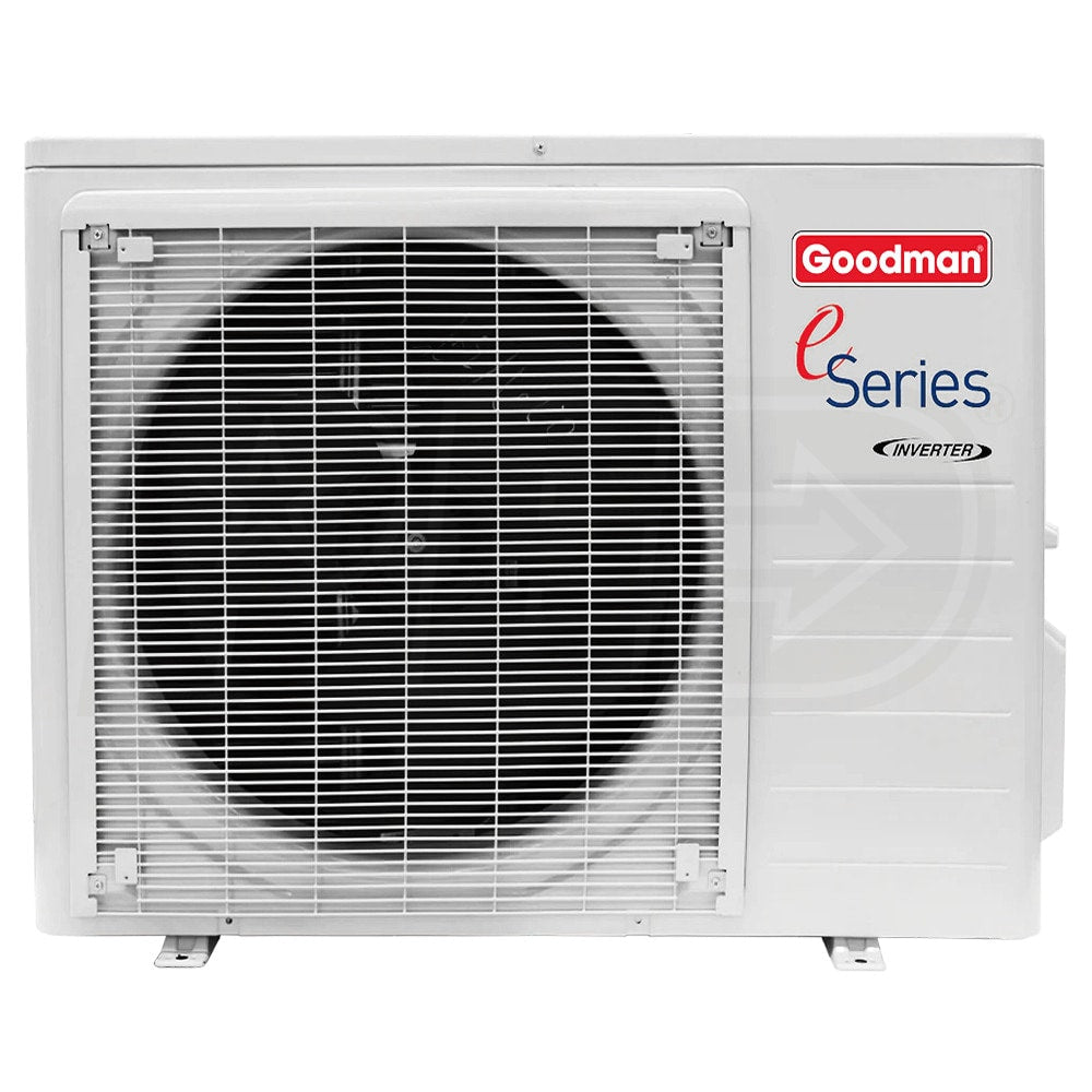 GOODMAN Goodman e-Series - 12k BTU Cooling + Heating - Wall Mounted Air Conditioning System - 18.0 SEER2