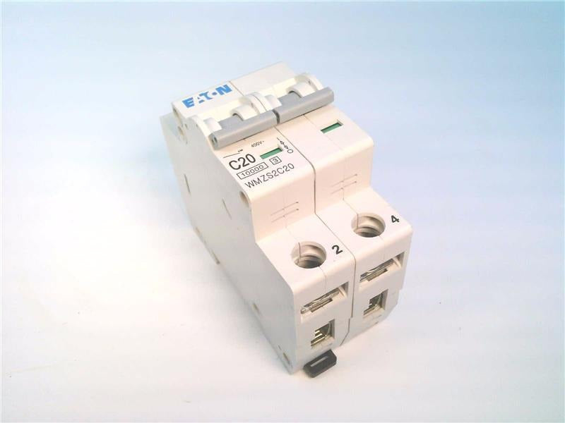 EATON Eaton WMZS2C20 WMZS Din Rail Supplementary Protector 20 A (2 Pole) FAZ-C20-2