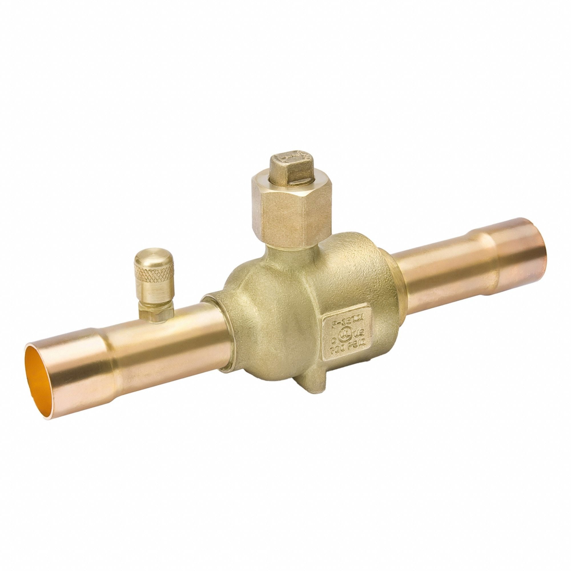 MUELLER Mueller AQ17862C Cyclemaster ball valve 5/8 in ODS x 1/2 in port (drilled/tapped access)