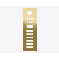 DOORBIRD Doorbird 423892637 Intercom Faceplate Polished Brass