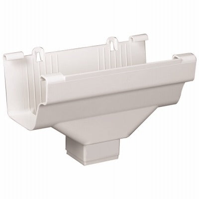 AMERIMAX Amerimax Home Products M0506-6 White Vinyl Drop Outlet