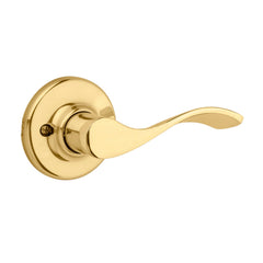KWIKSET Kwikset 200BL-3 Balboa Lever Passage Door Lock Bright Brass