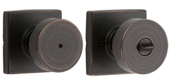 KWIKSET Kwikset 730PSKSQT-11P Pismo Privacy Knob Venetian Bronze