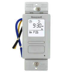 RESIDEO Honeywell Home PLS750C1000 Programmable Wall Switch 120V 7-Day Solar (White)