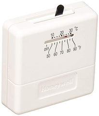RESIDEO Honeywell Home T812A1010 Heat Only Square Thermostat with Position Off Switch