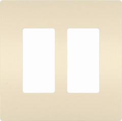 LEGRAND Pass Seymour RWP262LACC6 Screwless Wall Plate 2 Gang