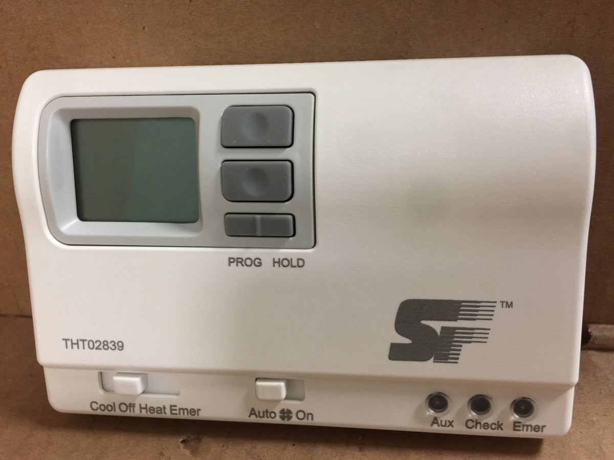 SF 2 STAGE COOL/HEAT HEAT PUMP PROGRAMMABLE THERMOSTAT; 24VAC