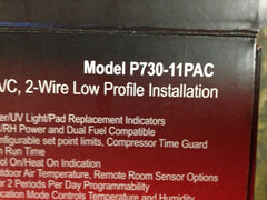 "PREMIER SERIES" 1 HEAT/1 COOL , 7, 5-2 DAY PROGRAMMABLE A/C THERMOSTAT, 24VAC