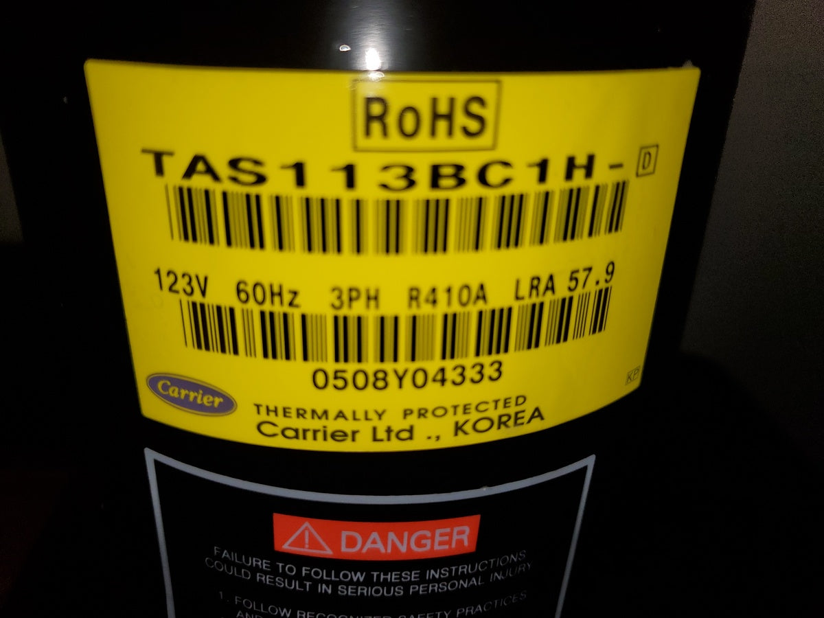 CARRIER TAS113BC1H-D ROTARY COMPRESSORS